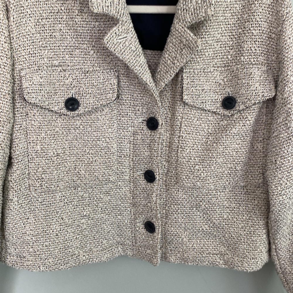 Rag & Bone Women’s Tweed Blazer Jacket Cropped Style Size Small - Picture 2 of 10